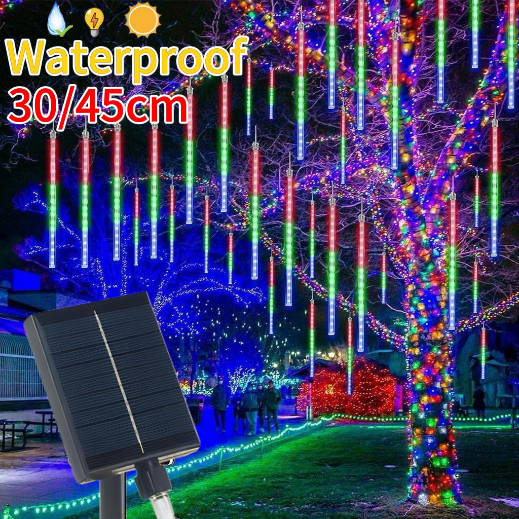 Solar Meteor Rain Lights