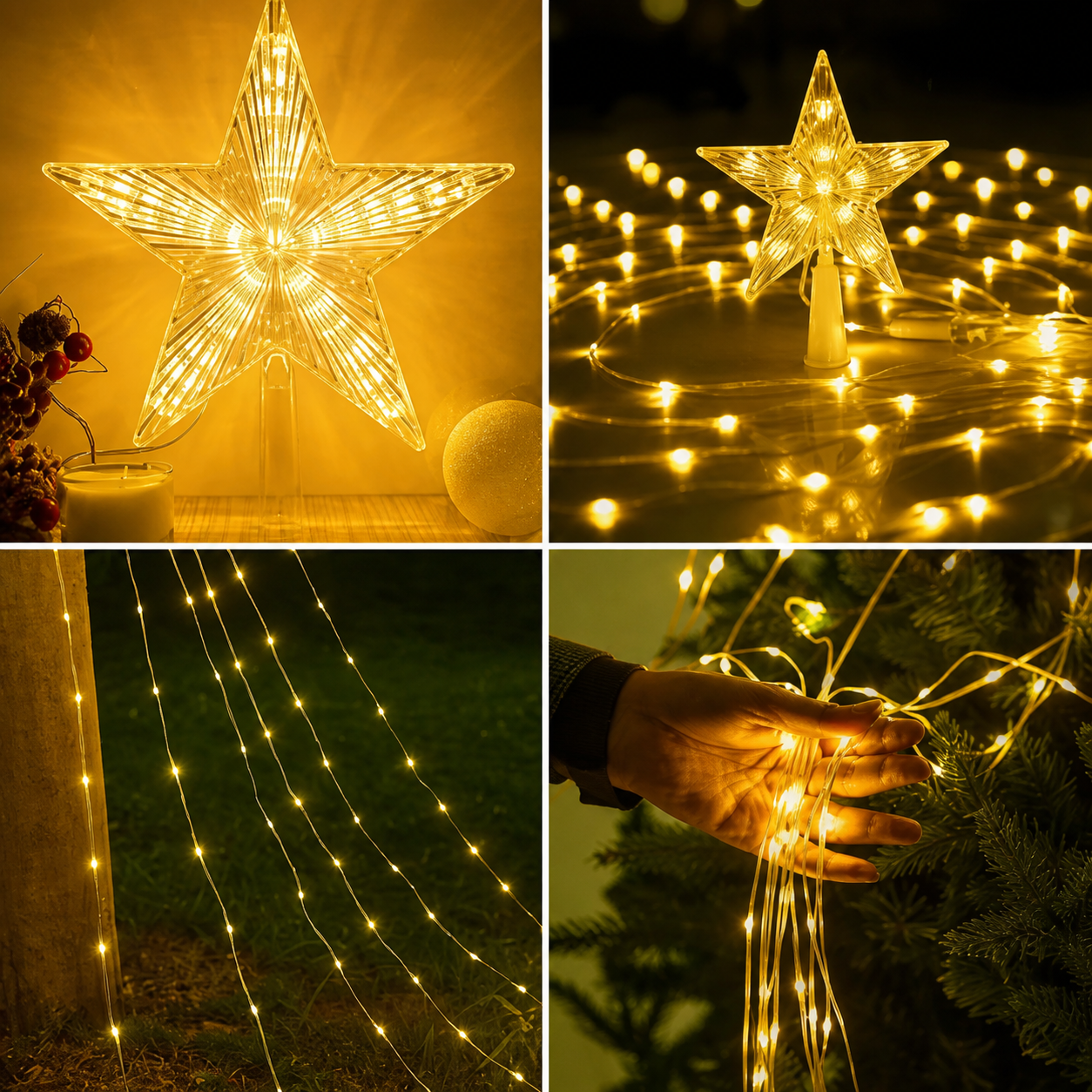 Christmas tree top star